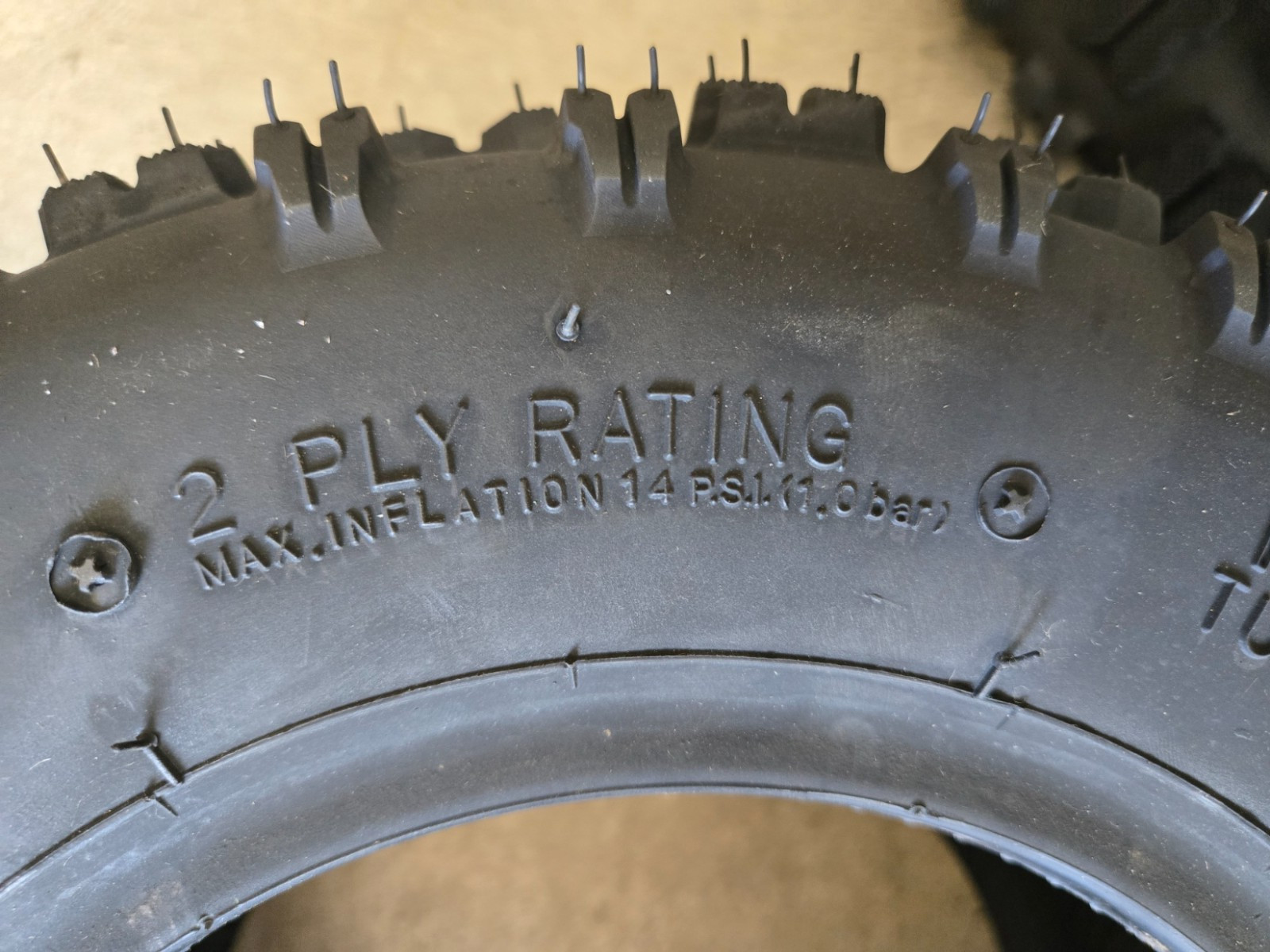 2 - 16x6.50-8 K398 Kenda Polar Trac 2 Ply Lawn Mower Tires Snow Thrower