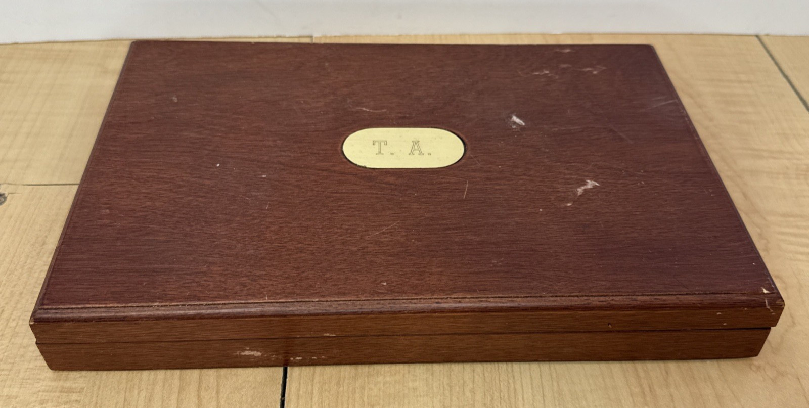 Vintage Royal Crown Cola RC Wooden Desk Organizer Set Post-it Pen Tape 1980s