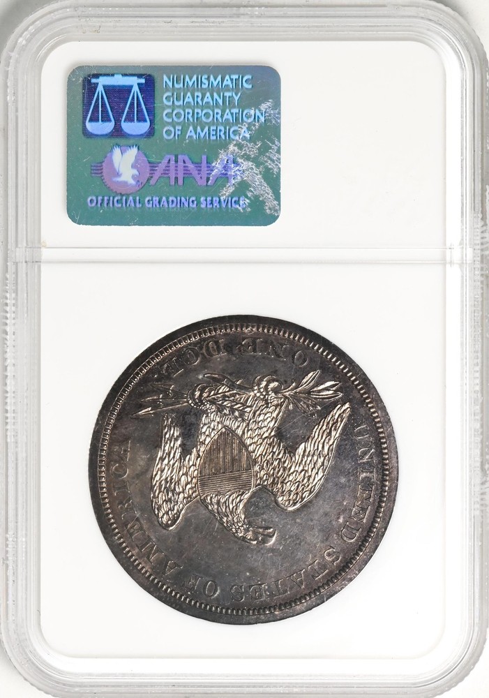 1848 LIBERTY SEATED S$1 NGC PR 64