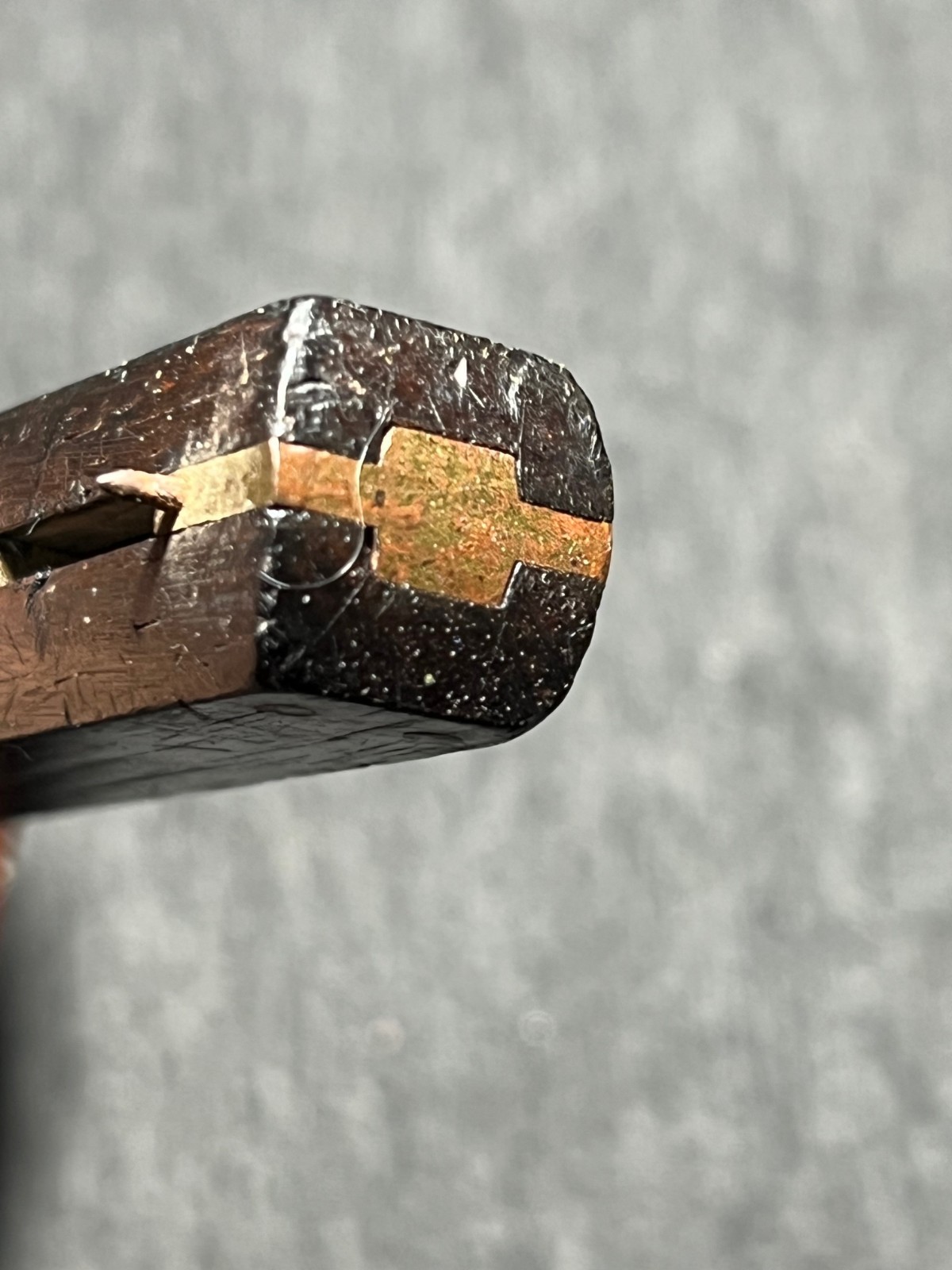 Antique Stanley No. 77 Mortise Gauge Rosewood and Brass