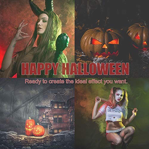 Fog Machine with Lights, Wireless Remote Control, Smoke Machine with 7 Colors