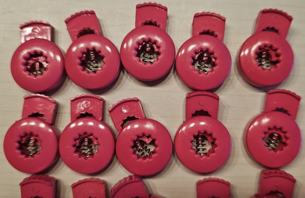 Cable Locks Circular Needle Cord Stops Single-Hole Toggle Fasteners for Knitting