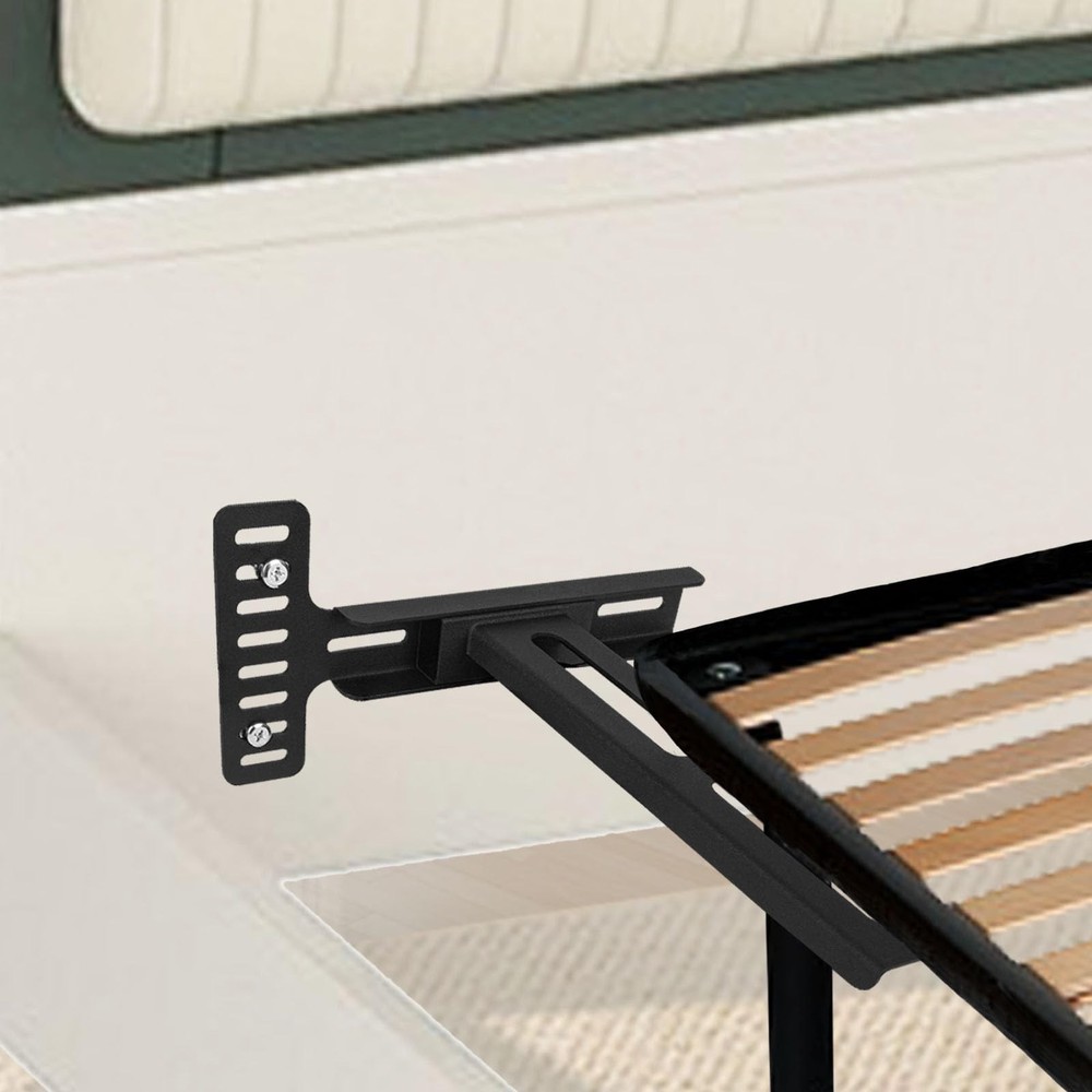 Headboard Kit for Adjustable Bed, Universal Headboard Bracket, Matte Black