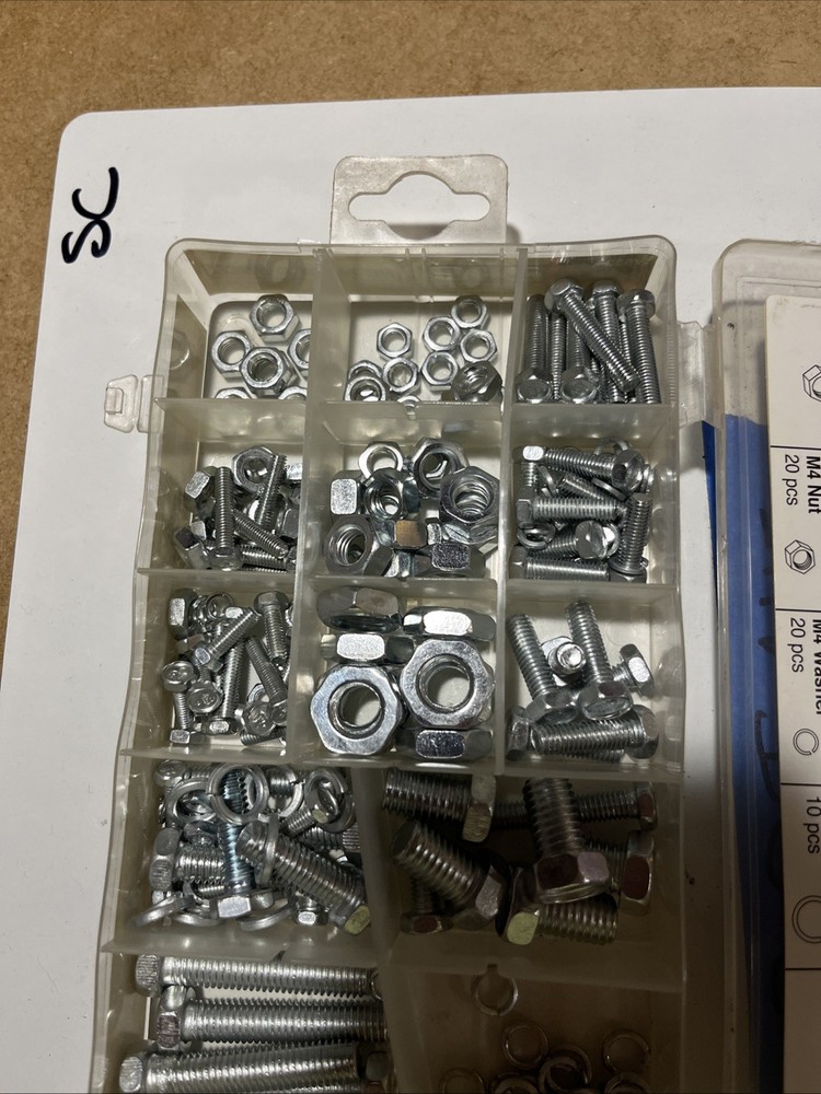 NOS Performance Tool Zinc Nut/Bolt Assortment OEM Replacement Kit