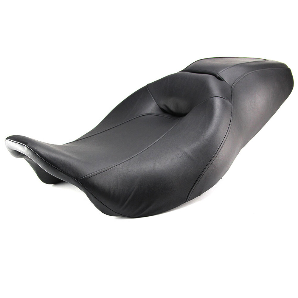 Low Profile Driver Passenger Seat Fits For Harley Road King Street Glide 2008-UP