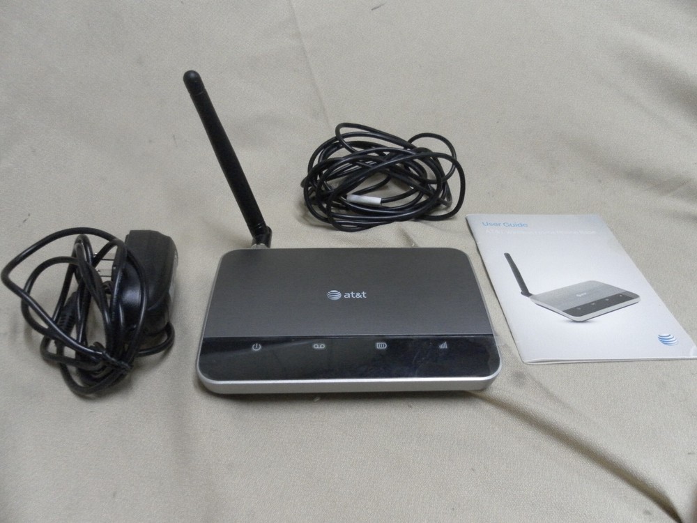 AT&T Wireless Home Phone Base Model WF720 Black Open Box Handled