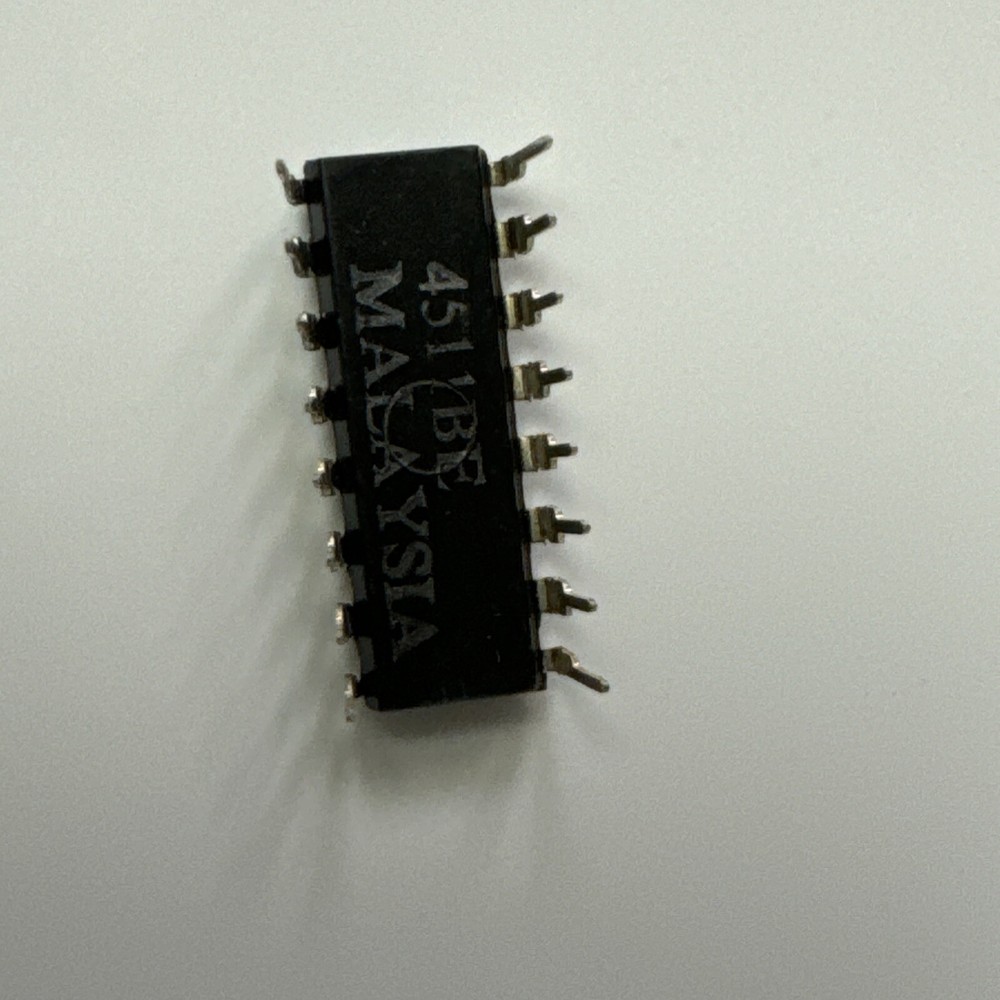 10 x MC14511BCP TI BCD-To-Seven Segment Latch Decoder Driver 4511 IC