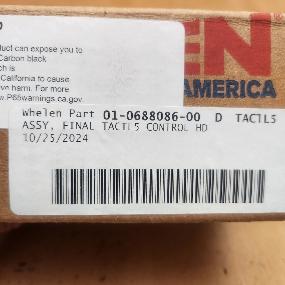 Whelen Traffic Advisor Controller 01-0688086-00 Final TACTL5 Control HD