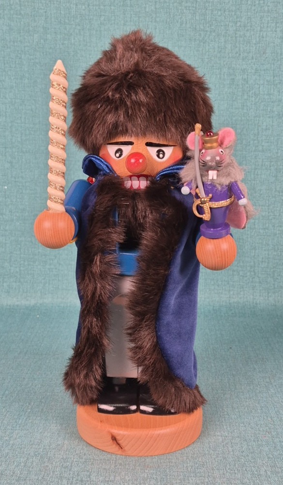 Steinbach Nutcracker Chubby w/ Mouse “TCHAIKOVSKY” 11.5" Tall LE #1249 Box & COA