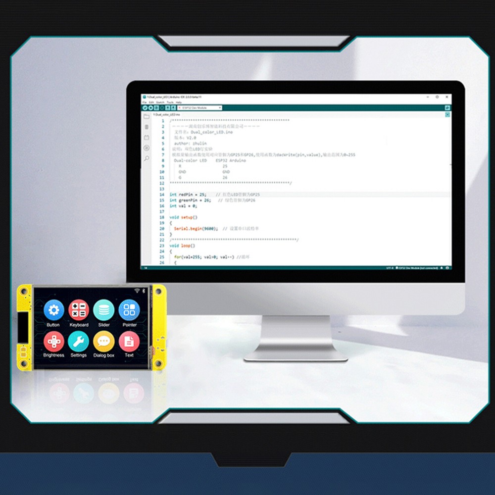 ESP32 Development Board WiFi Bluetooth 2.8inch 240*320 Smart Display TFT ModuleB