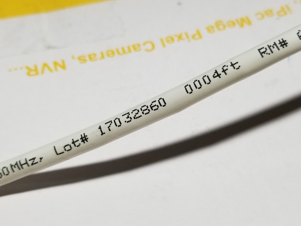 Bolide Technology Group 24/4P Cat5E Riser U/UTP Network Cable White /100ft