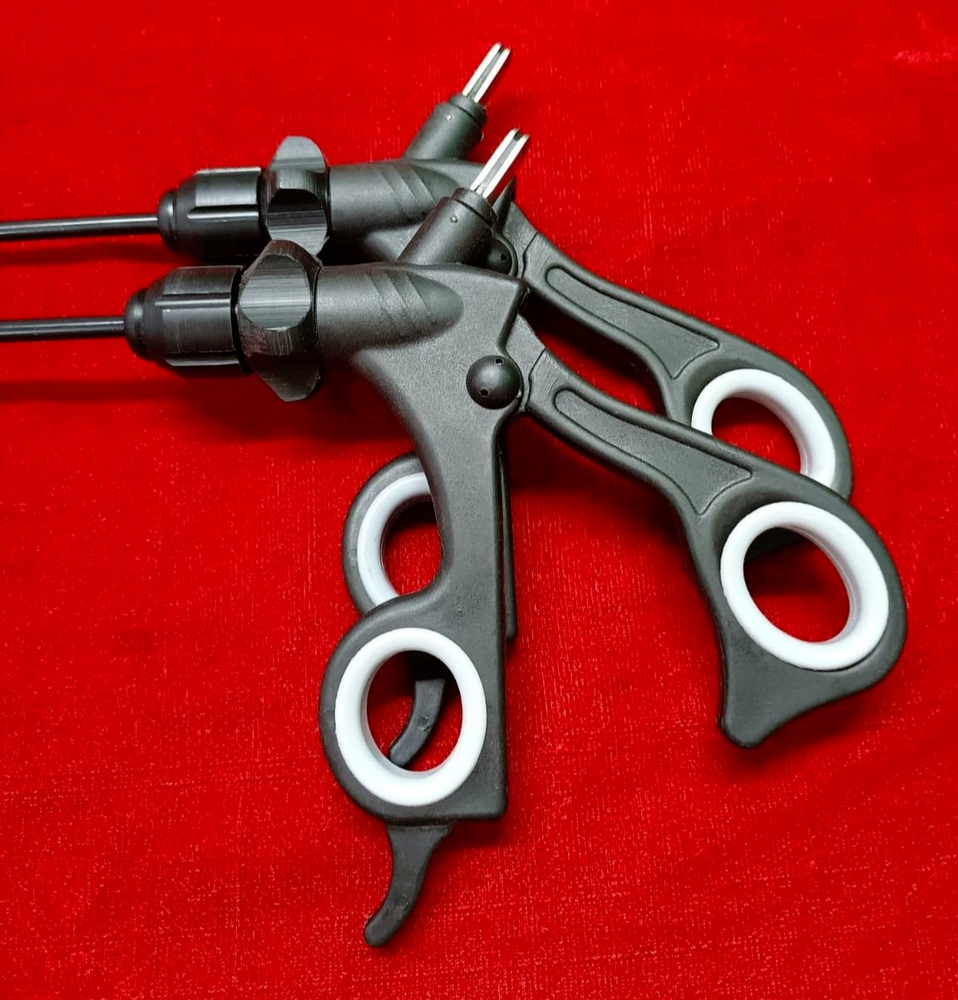 2pc-Laparoscopic Bipolar Sealer Cutter Silver Jaw High Quality Instruments