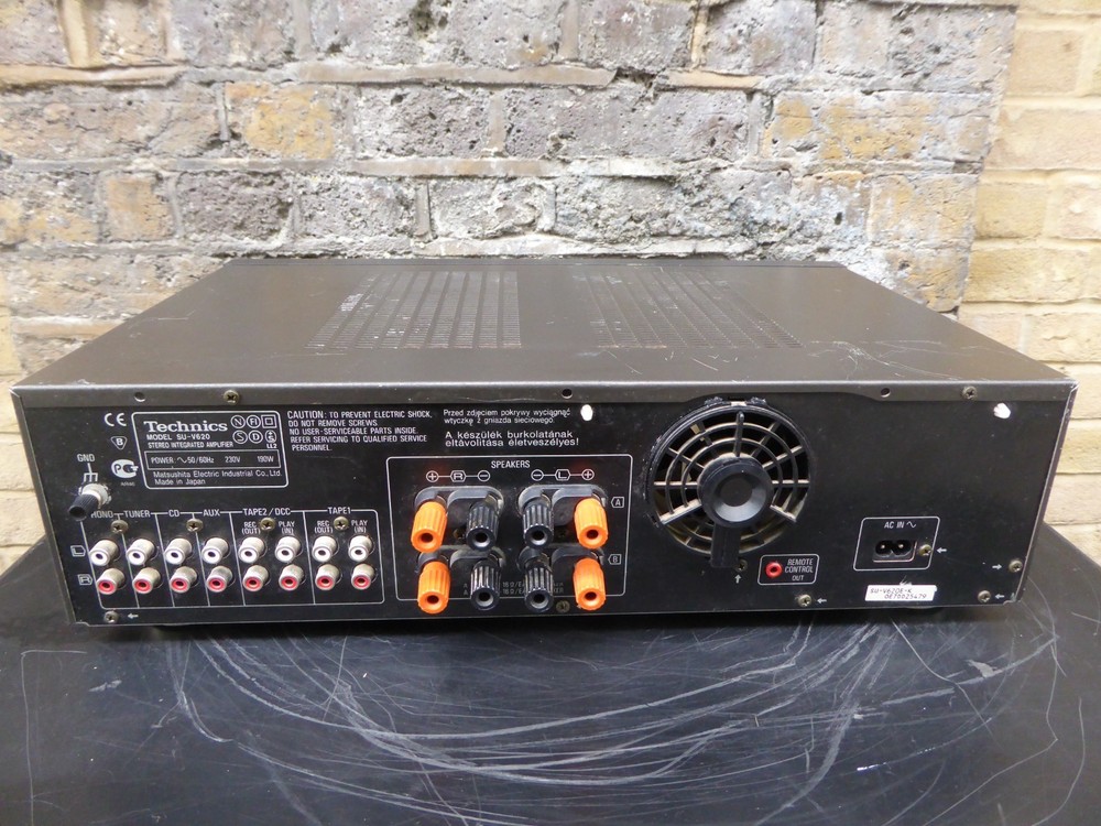 Technics SU-V620 Integrated HiFi Amplifier with Phono Input Amp Separates