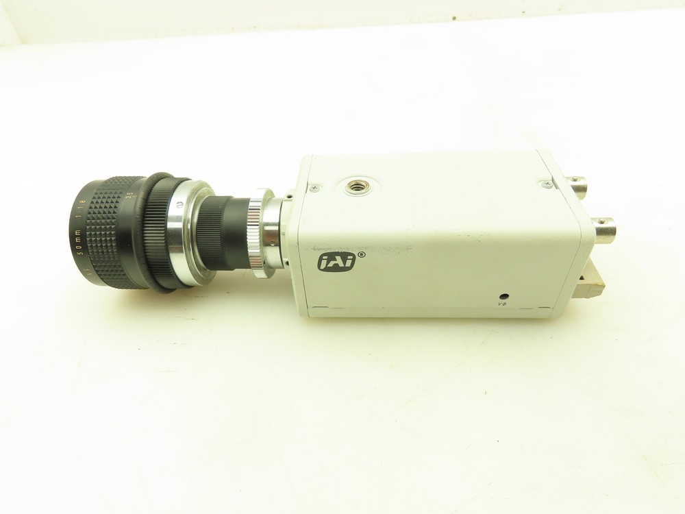 JAI CV-252 CCD Video Camera Sensitive Monochrome Analog 12VDC 50MM Computar