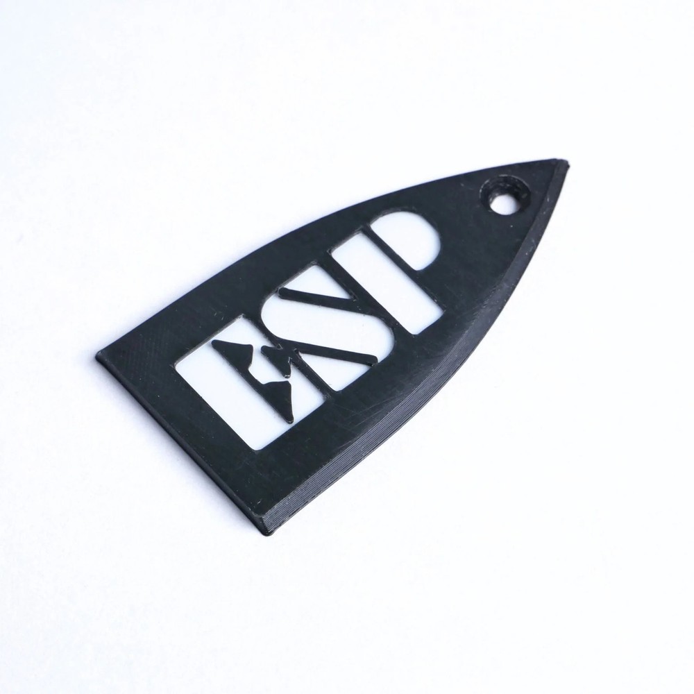 ESP Truss Rod Cover for ESP & LTD - ESP Logo (Black & White)
