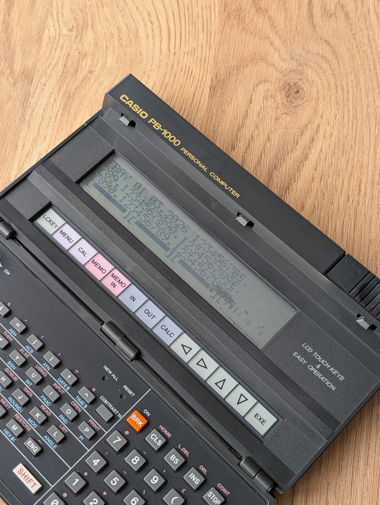 Vintage CASIO PB-1000 Pocket Personal Computer Tested READ!