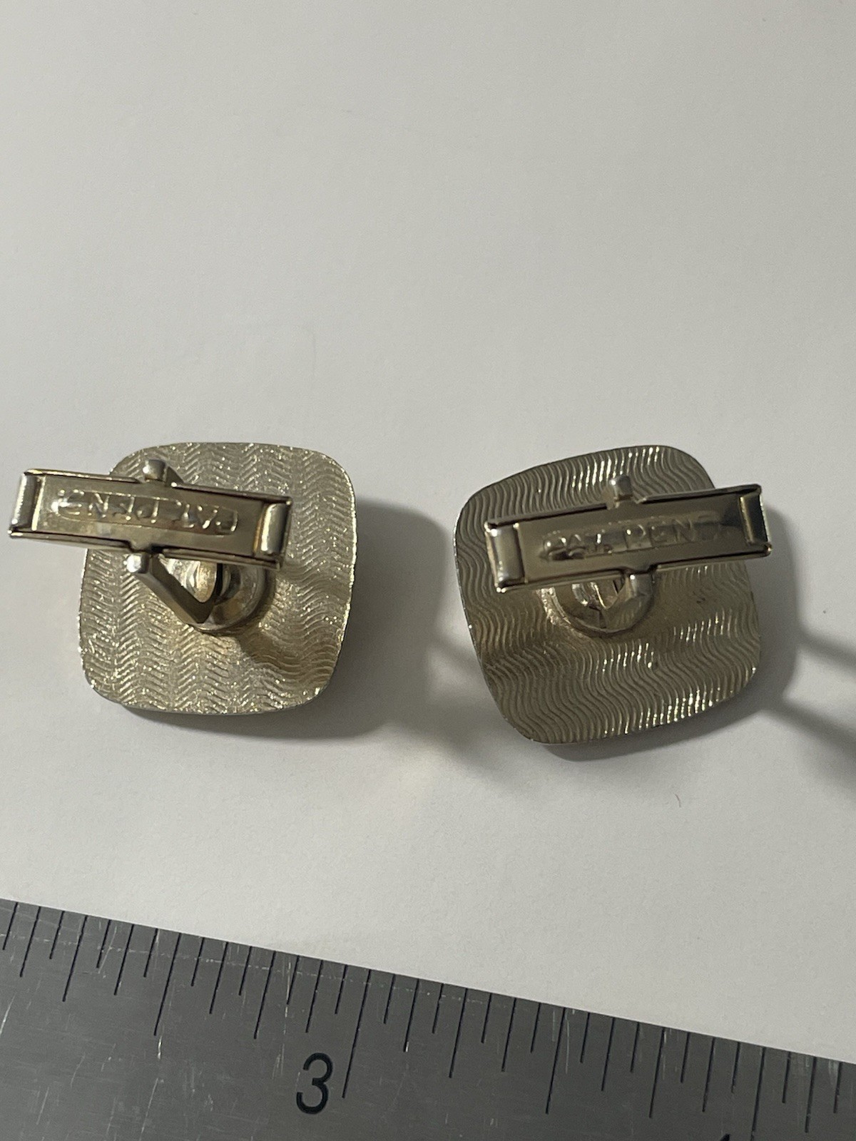 Vintage USMC Marine Corps Cufflinks • Gold Tone Eagle Globe Anchor Military Gift