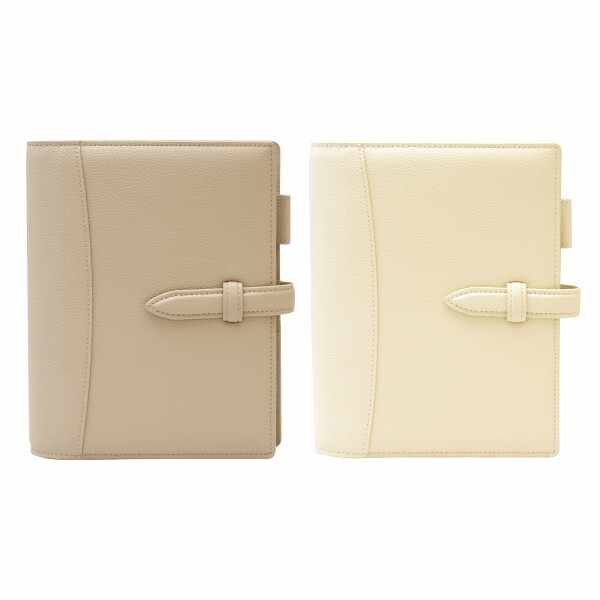 Franklin Planner Compact size Light grayish binder Split Leather Bible Size