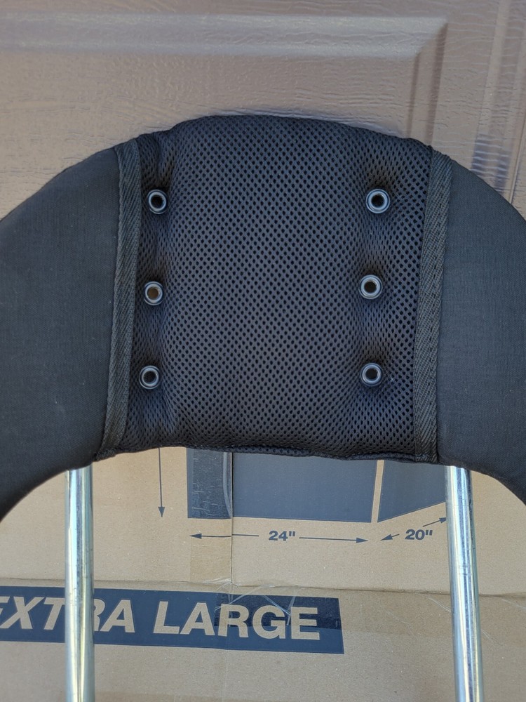 Convaid Cruiser Size 12 Headrest Extension Head Rest Black