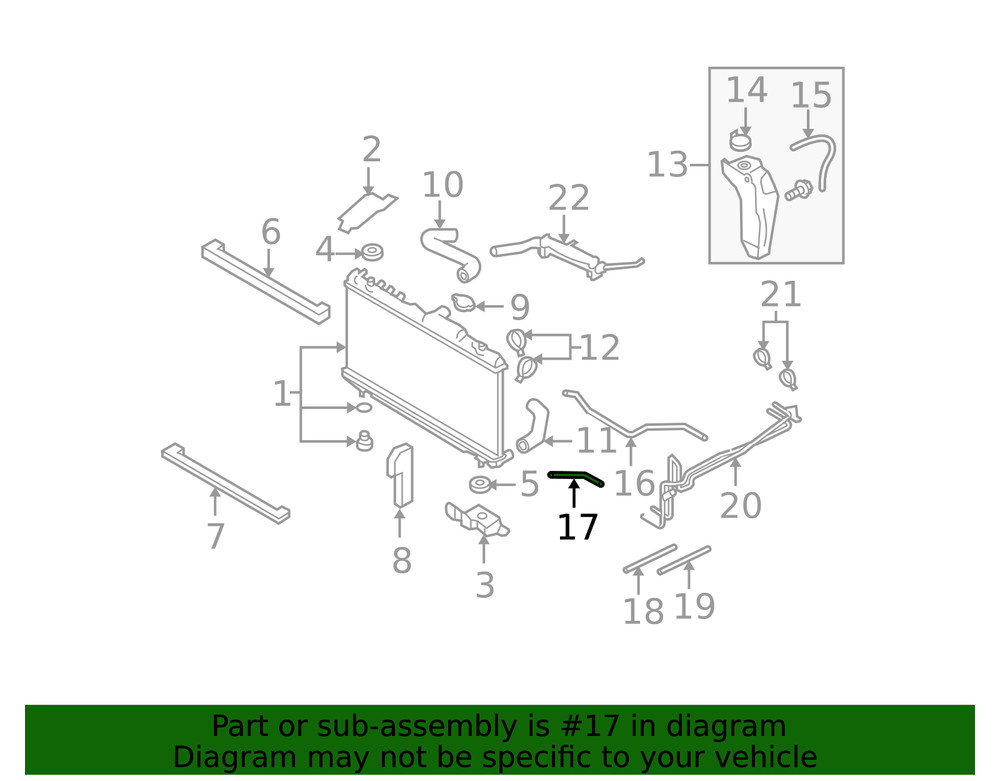 Genuine Subaru Cooler Line 45520ag01a