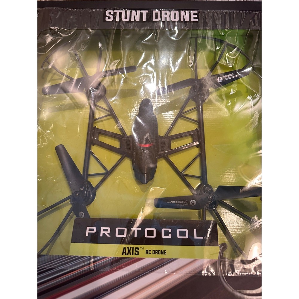 Protocol Axis RC Drone for Stunts 360 Flips Crash Resistant 24 Gig Remote