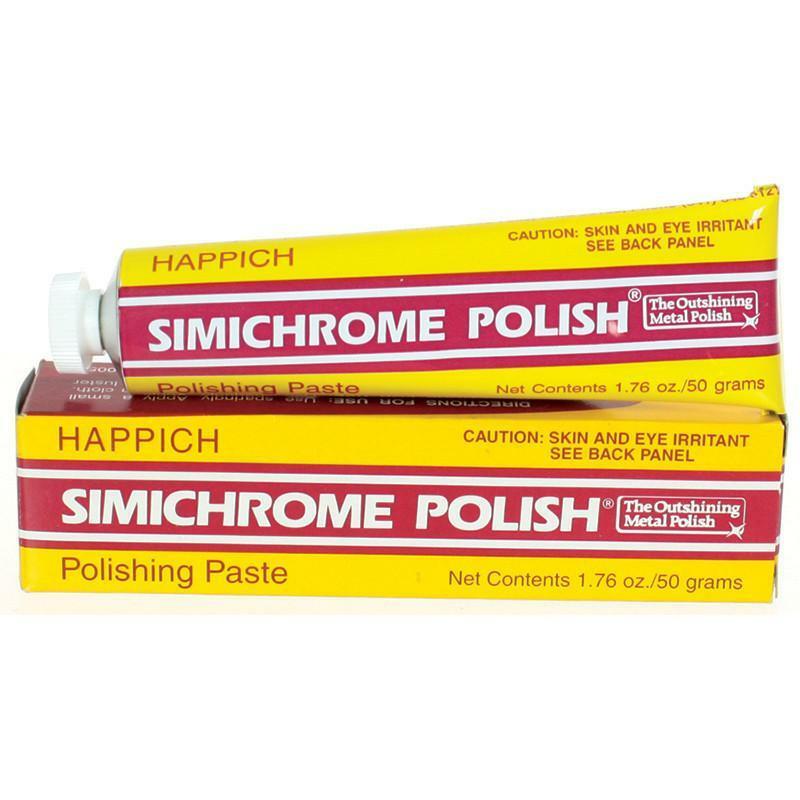 6 Pack Simichrome Happich 390050 Metal Polishing Car Paste Bakelite Test 1.76 oz