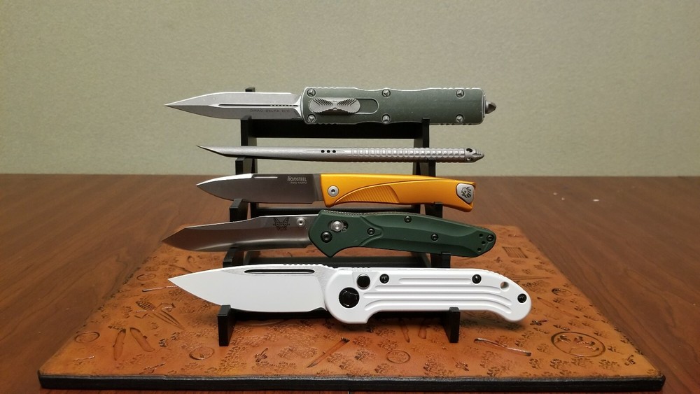 5 Knife Display Stand For Microtech And Others