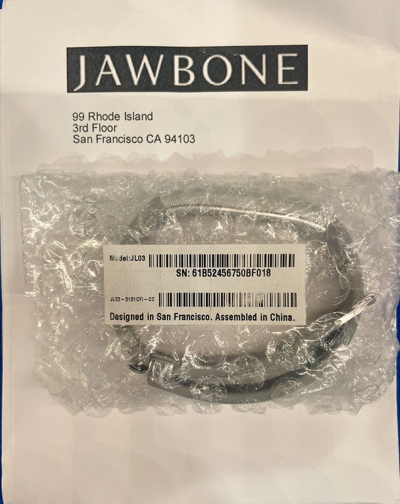 UP2 by Jawbone Activity + Sleep Tracker Classic Flat Strap - Light Gray