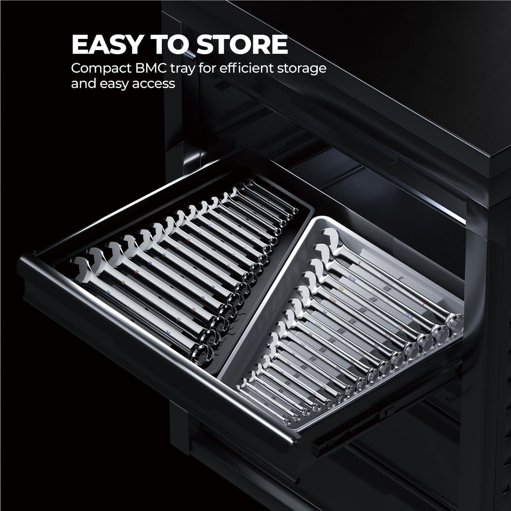 Max Grip 15pcs Professional Metric Combination Wrench Set Long Pattern Offset