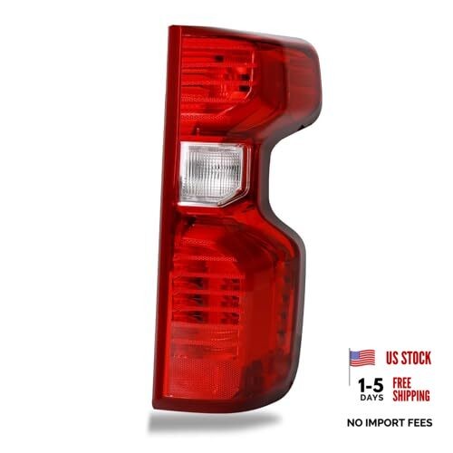 Halogen Tail Light Compatible With 2019-2024 Right Passenger Side Halogen Type
