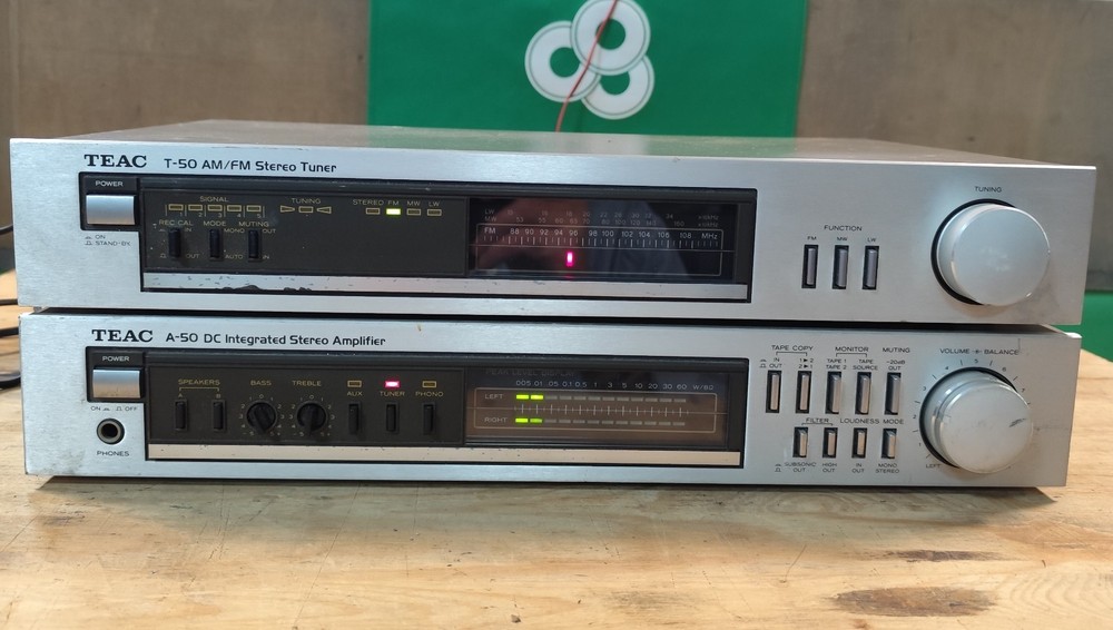 Amplifier - Teac -A 50 & T50 Tuner