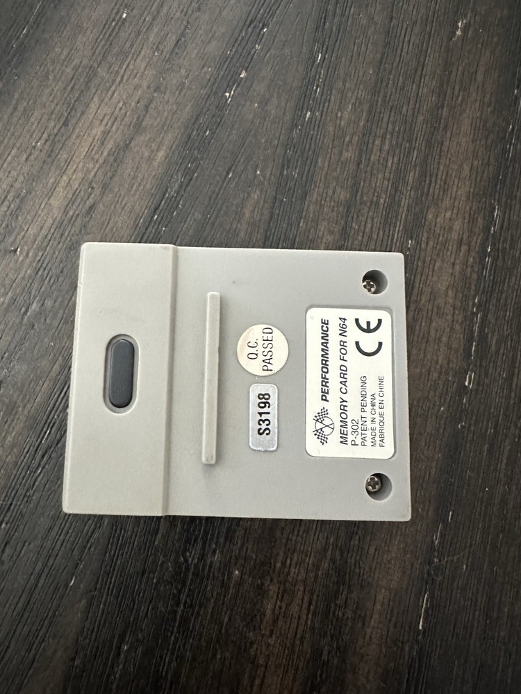 Performance Memory Card For Nintendo 64