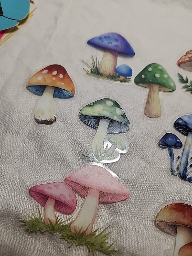 Mushroom Ephemera For Junk Journaling, Scrapbooking, Or Card Making