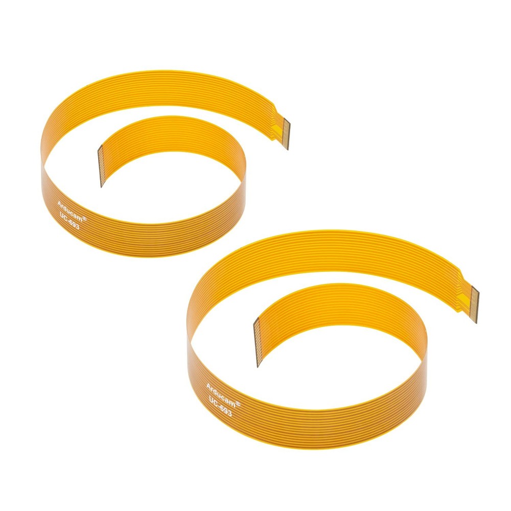 for Raspberry Pi Zero Camera Cable Set 2 Pack 11.8" 30cm Ribbon Flex Extensio...