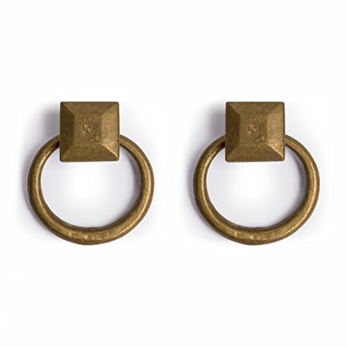 "Peg and Ring Pulls 2 Inches - Set of 2 - Architectural, Interior Design,