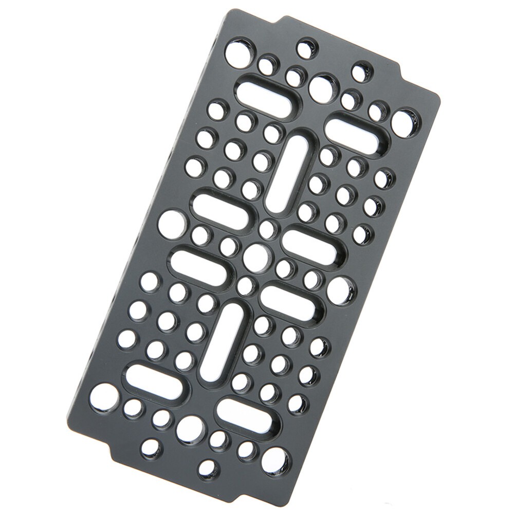 NICEYRIG Camera Cheese Plate Baseplate 1/4" for Blackmagic URSA Mini Railblocks
