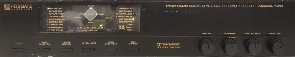 Fosgate Audionics Digital Servo Logic Surround Processor PRO + DSL TWO No Remote