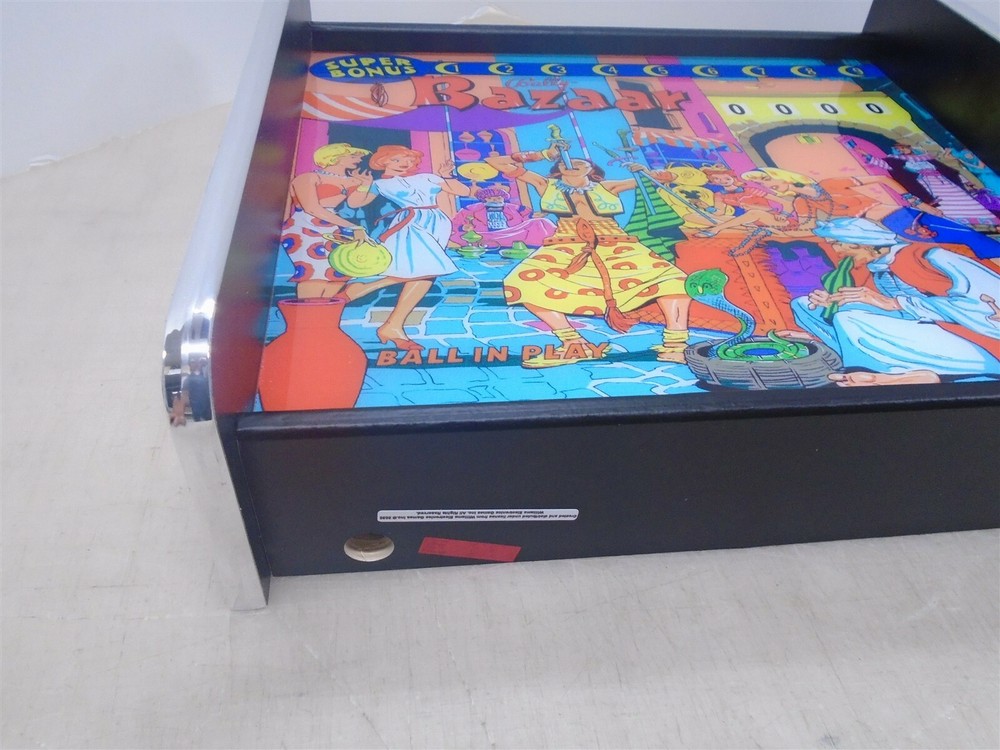 Bally Bazaar Pinball Head LED Display light box
