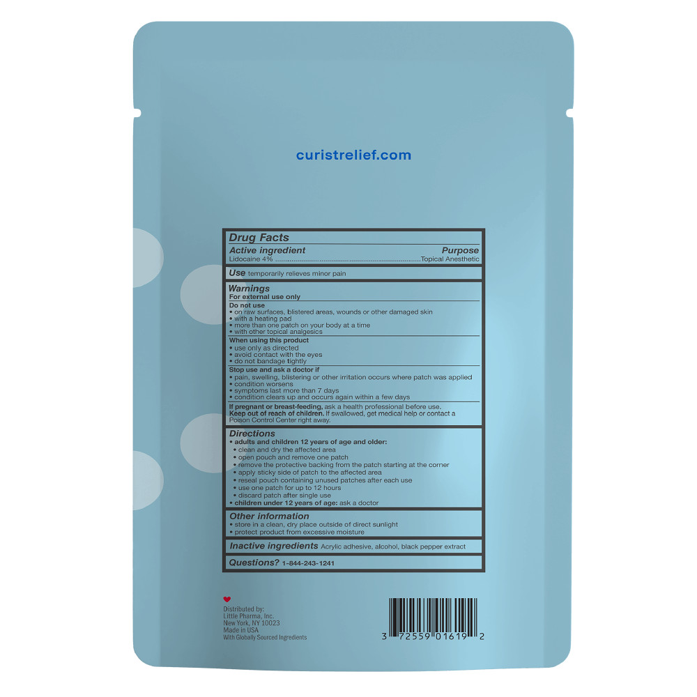 Lidocaine 4% Patch, 20 patches