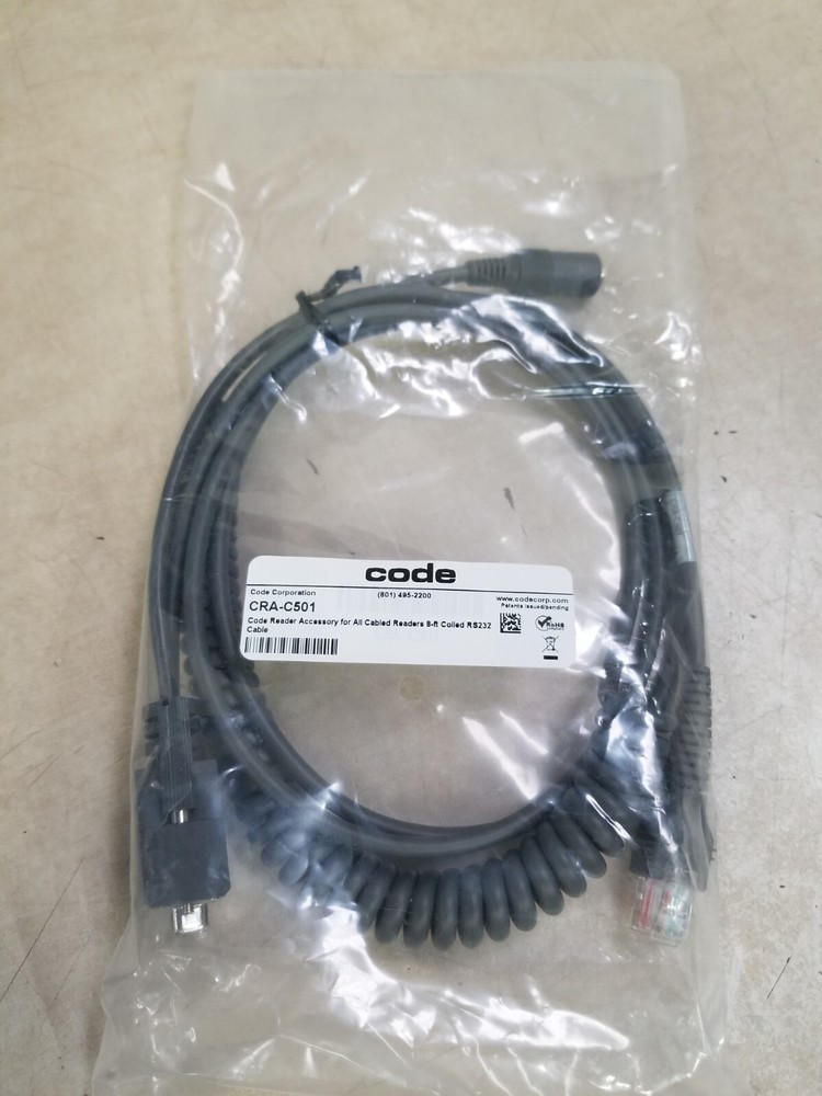 Code CRA-C501 Coiled Connection Cable 8ft