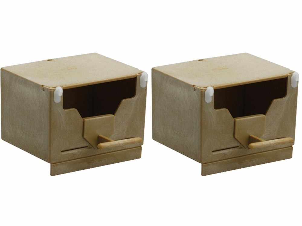 Plastic Finch Nest Box Small- open front