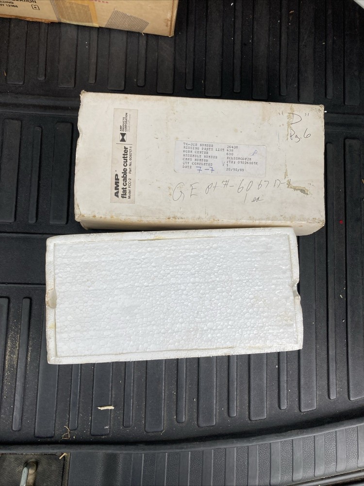Flat Cable Cutters, AMP 606717-1 In Original Box