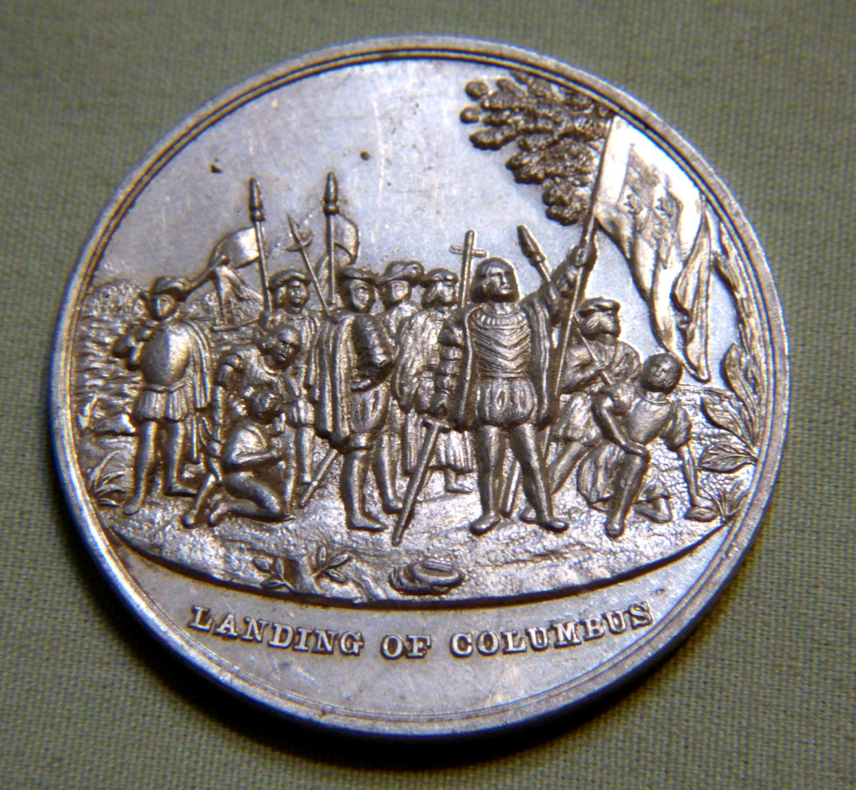 1893 Columbian Exposition So Called Dollar Token Landing Of Columbus - Lot 578