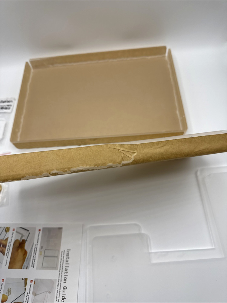 Clear Acrylic Double Layer Cosmetic Shelf