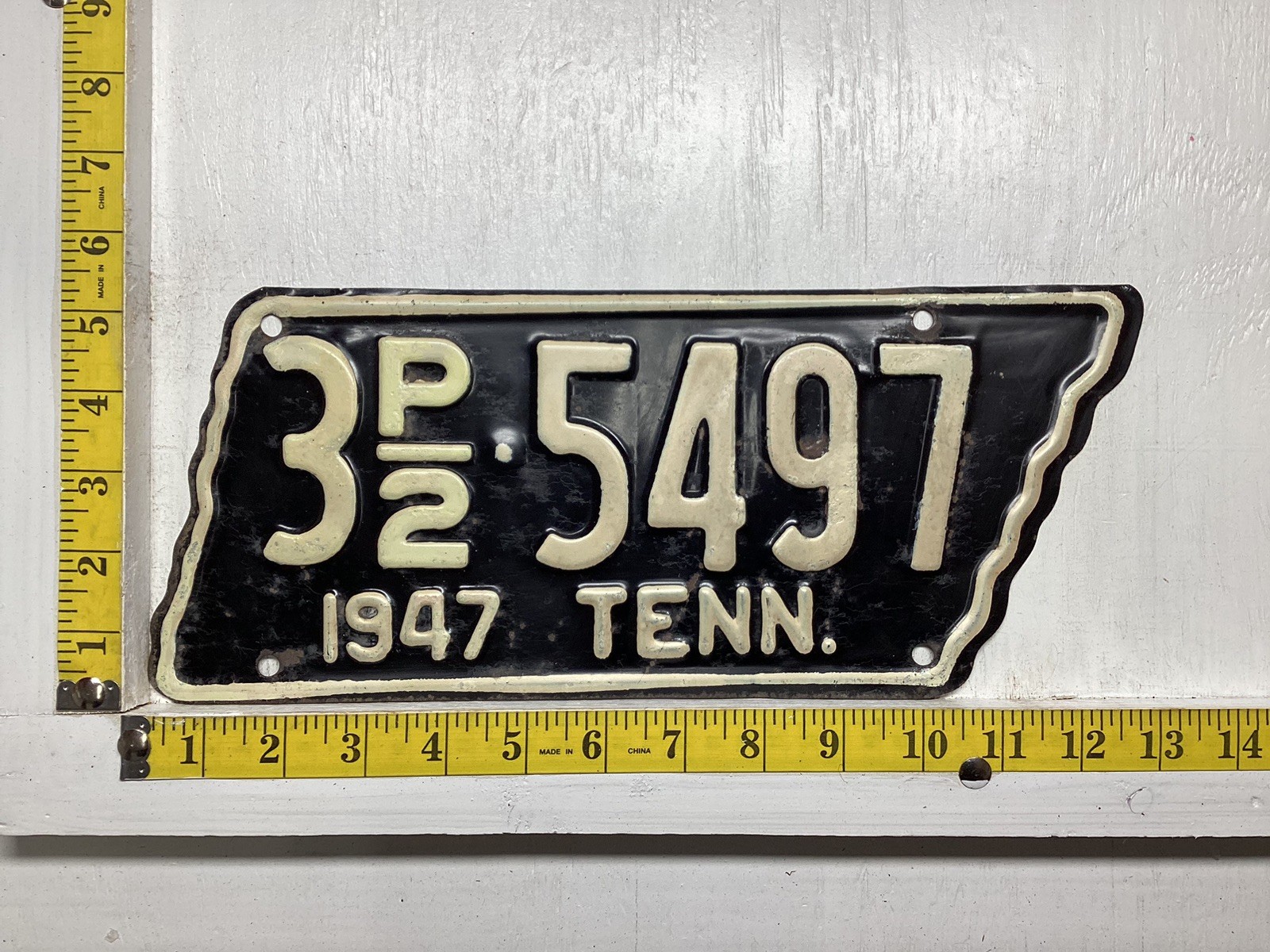 1947 Tennessee License Plate