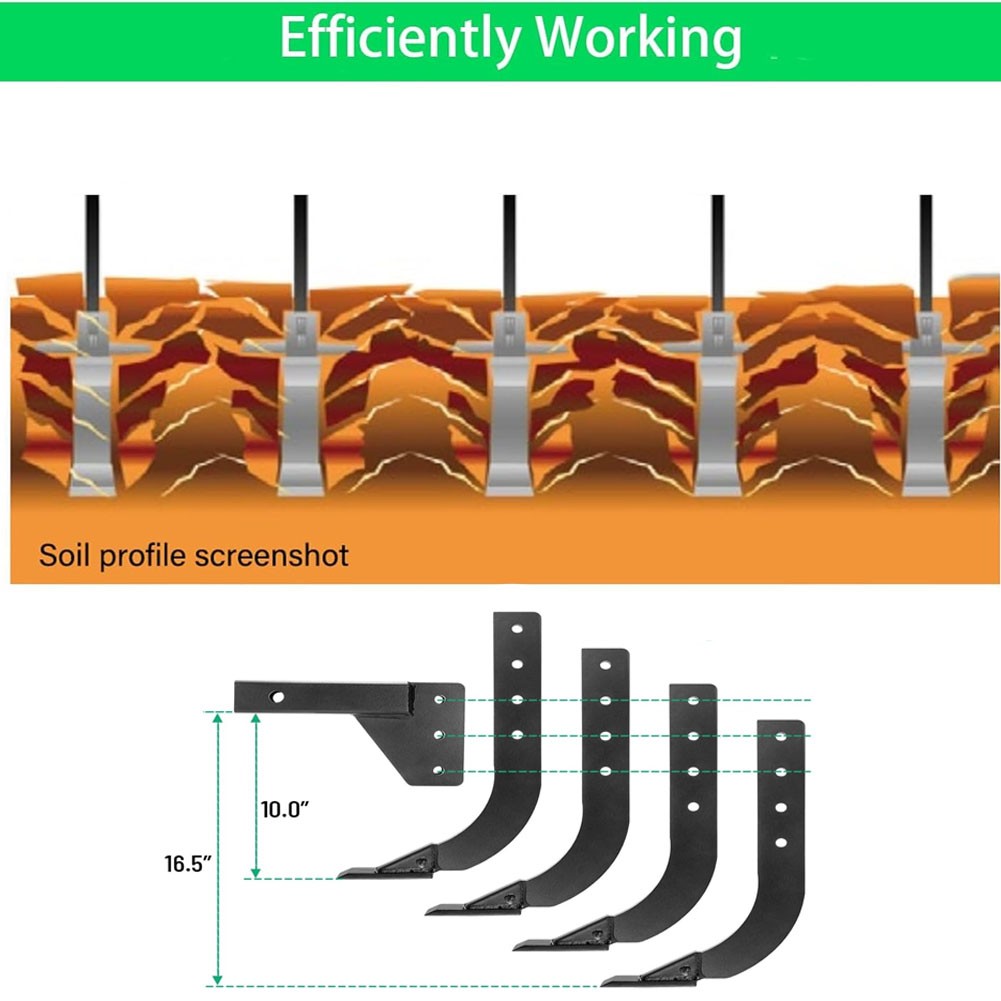 Hitch Mounted Trencher Heavy Duty Subsoiler Hitch Lawn Ripper for ATVUTV Tractor