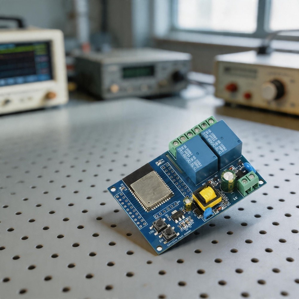 For ESP32 Relay Control Module with Wide Input Voltage 90-250V AC Support
