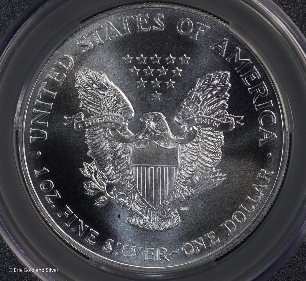 1995 $1 American Silver Eagle Dollar CAC MS 69 | Uncirculated UNC