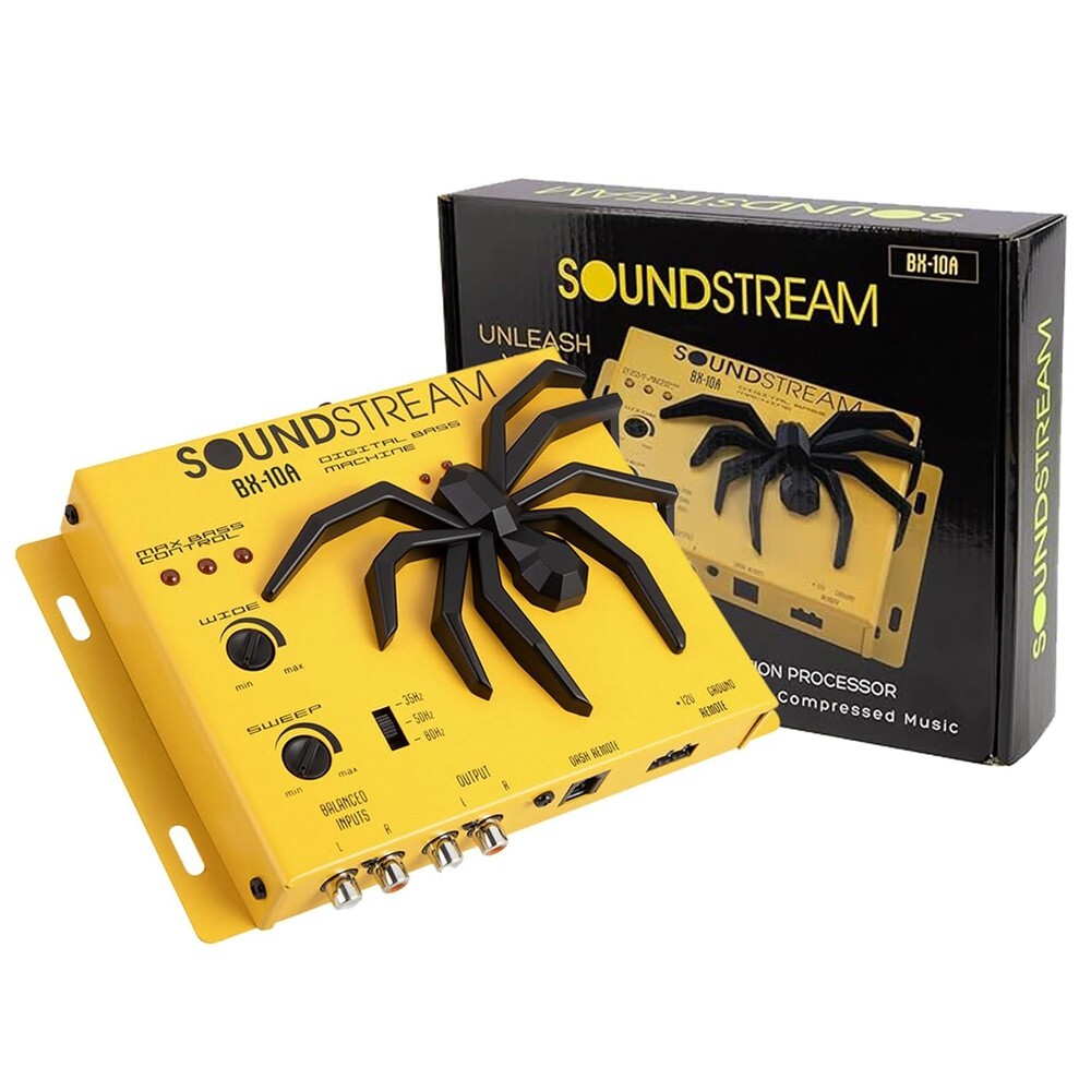 Soundstream BX-10 Digital Bass Reconstruction Processor Equalizer - Yellow