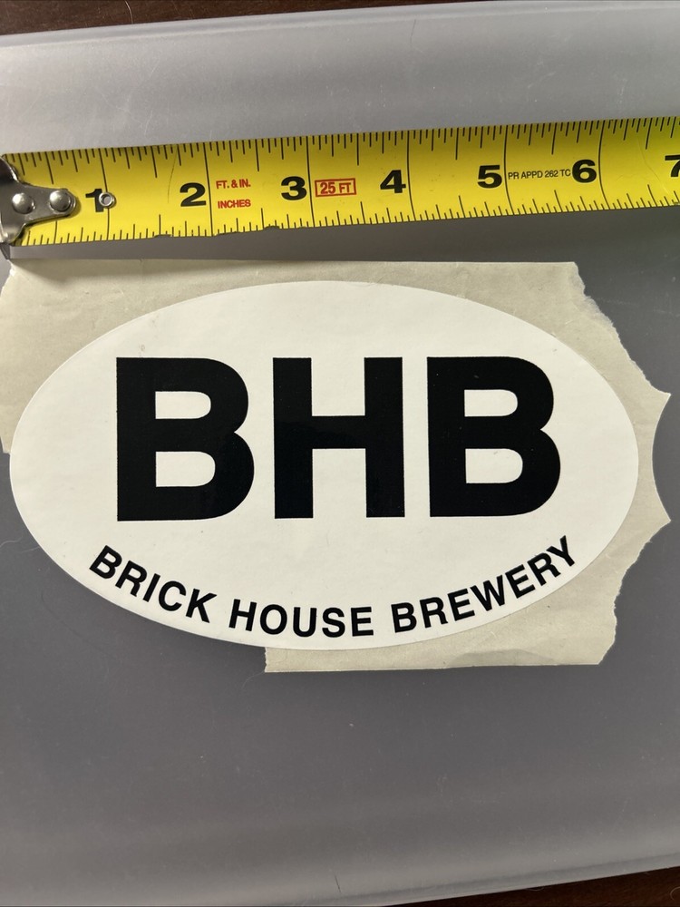 Brick House Brewery Sticker Decal